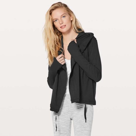 Lululemon Ready To Rulu Wrap Cardigan Jacket Lightweight Coat Duster Light Drape - Picture 9 of 9